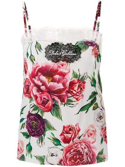 Dolce & Gabbana Peony Print Camisole