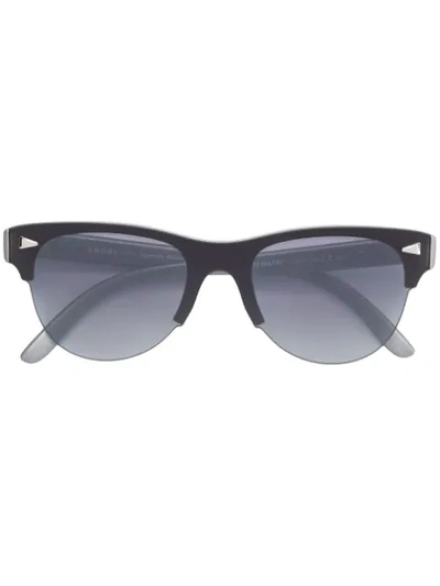 Snob Cat Eye Tinted Sunglasses In Grey