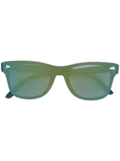 Snob Square Shaped Sunglasses - Blue
