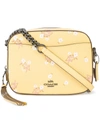 Coach Floral Print Camera Bag - Yellow