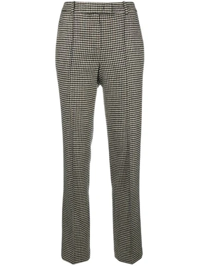 Ermanno Scervino Dogtooth Tailored Trousers - White