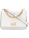 Michael Michael Kors Mott Crossbody Bag In White