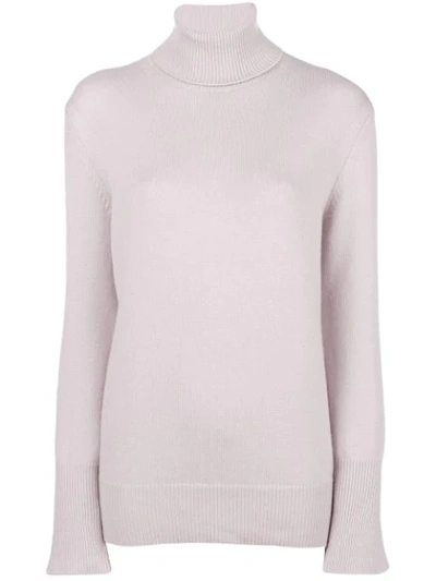 Agnona Cashmere Turtleneck Sweater - Pink