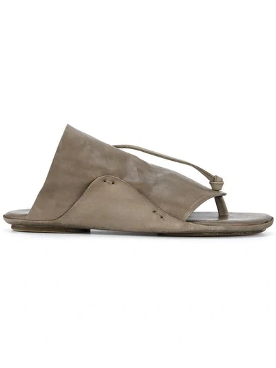 Uma Wang Opanca Sandals In Brown