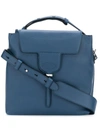 Tod's Square Flap Tote Bag - Blue