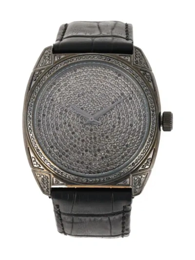 Christian Koban 'dom' Diamond Watch In Black