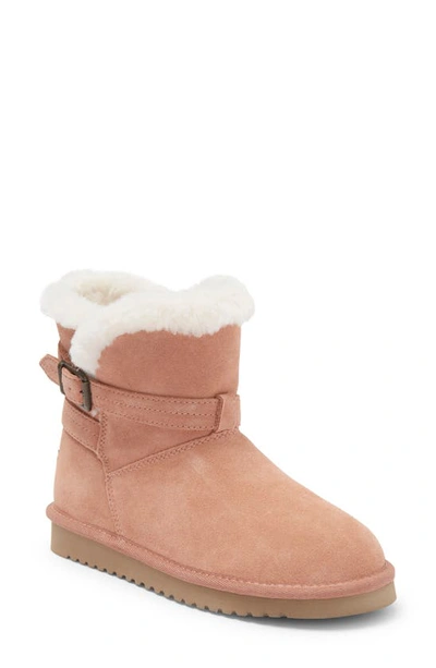 Koolaburra By Ugg Delene Mini Faux Fur Lined Boot In Cork