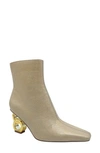 Ninety Union Roxy Pebbled Ankle Boot In Gold