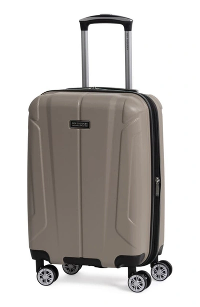 Ben Sherman Derby Collection 2 Hardside 20" Spinner Luggage In Champagne
