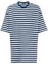Undercover Striped Marine T-shirt - Blue
