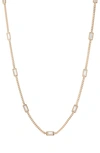 Nadri Elevate Cubic Zirconia Necklace In Gold