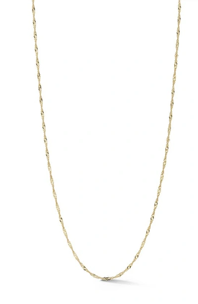 Ember Fine Jewelry 14k Gold Twisted Chain Necklacce