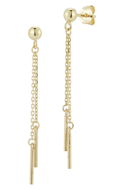 Ember Fine Jewelry Chain Drop Stud Earrings In Gold