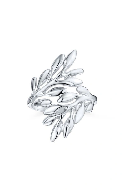 Bling Jewelry Ivy Vine Sterling Silver Bypass Ring