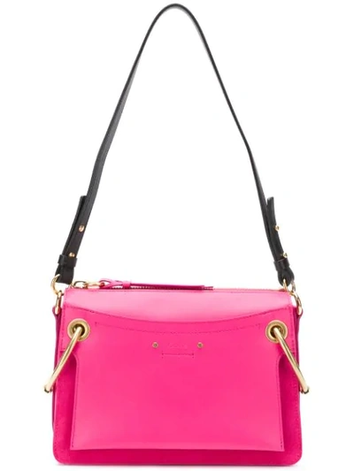 Chloé Top Zipped Shoulder Bag In Pink