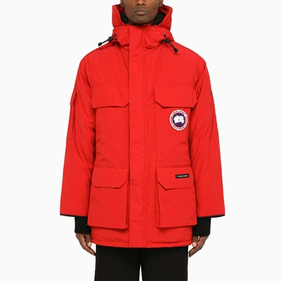 Canada Goose Expedition Red Nylon Parka Men | ModeSens
