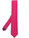 Fendi Patterned Tie - Pink In Pink & Purple