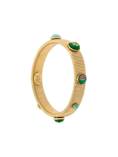 Gas Bijoux Strada Bangle - Metallic In Metallic