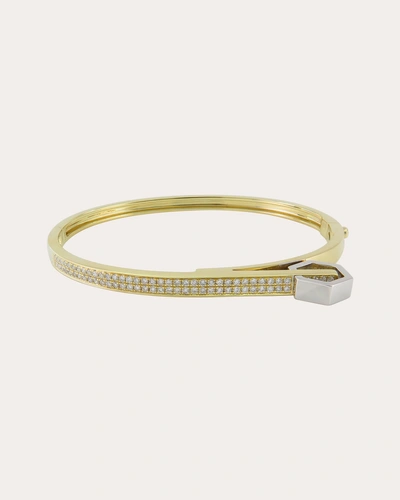 Type Jewelry Women's 14k Gold Diamond Bangle