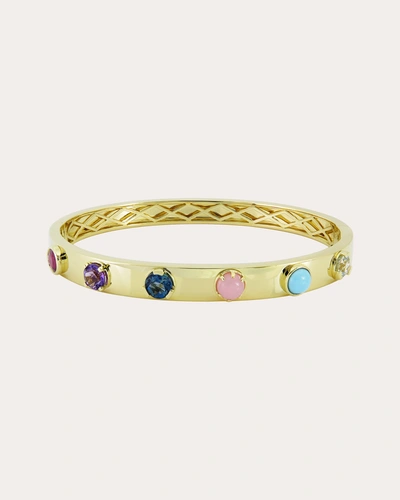 Type Jewelry Women's L'ego Ii 14k Gold Multi-stone Bracelet In Multicolor