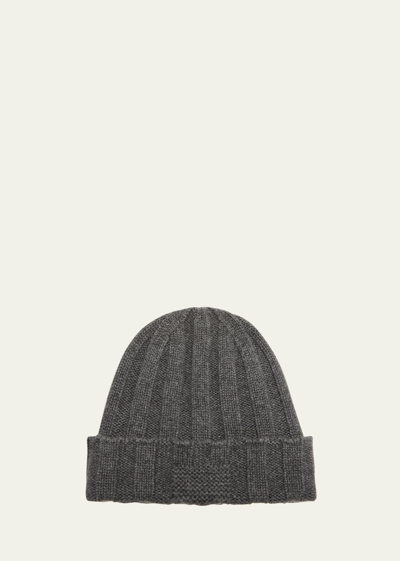 Guest In Residence The Rib Cashmere Hat In Charcoal