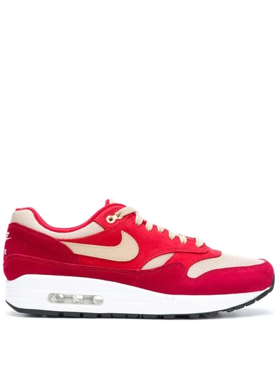 Nike Air Max 1 Premium Retro Sneakers In Red