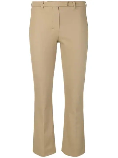 Max Mara 's  Cropped Tailored Trousers - Brown