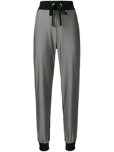No Ka'oi Contrast Panel Tracksuit Bottoms In Grey