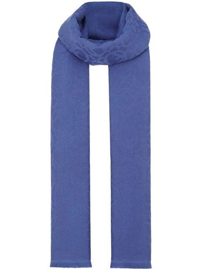 Fendi F Is  Stole Scarf - Blue