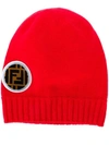 Fendi Ff Logo Patch Beanie - Red