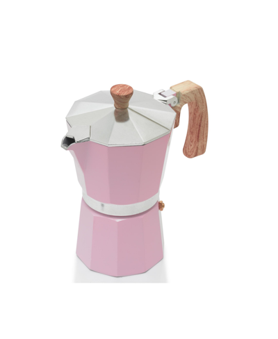 Sedona Aluminum 6 Cup Espresso Maker In Pink