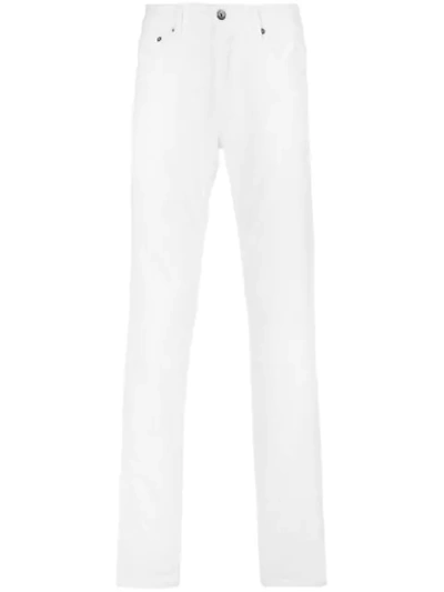 Eleventy Five Pocket Corduroy Trousers In White