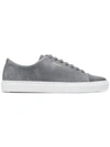 Axel Arigato Cap-toe Leather And Suede Trainers In Dark Grey