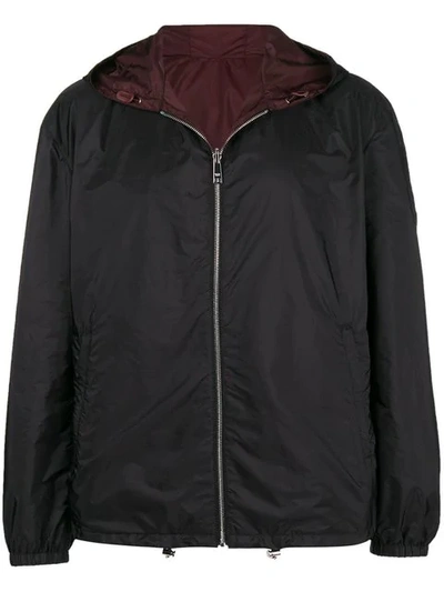 Prada Zipped Lightweight Jacket In Black