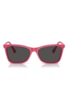 Swarovski 55mm Rectangular Sunglasses In Fuchsia