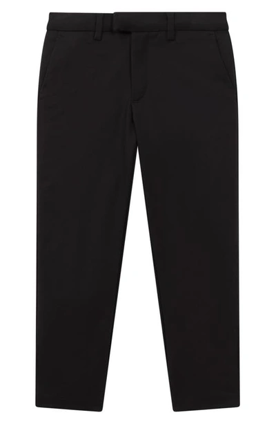 Reiss Kids' Eastbury Stretch Cotton Pants In Black