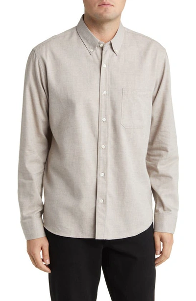 Billy Reid Tuscumbia Classic Fit Button-down Shirt In Tan