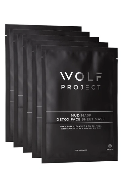 Wolf Project Detox Mud Face Mask In Black