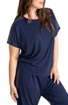 Honeylove Blisswear Sleep T-shirt In Navy