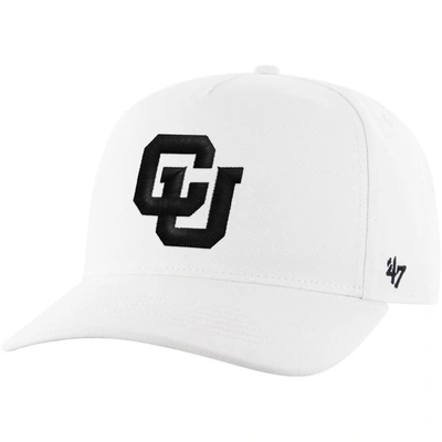 47 ' White Colorado Buffaloes Throwback Logo Classic Hitch Adjustable Hat