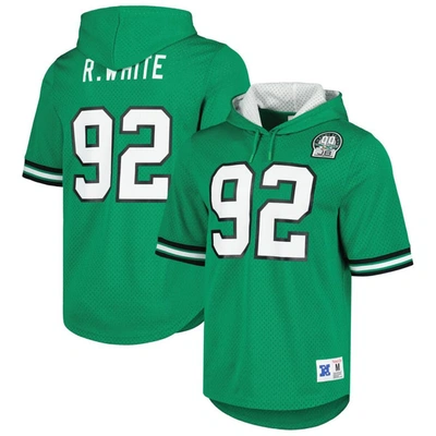 Mitchell & Ness Reggie White Kelly Green Philadelphia Eagles Retired Player Name & Number Mesh Hoodi