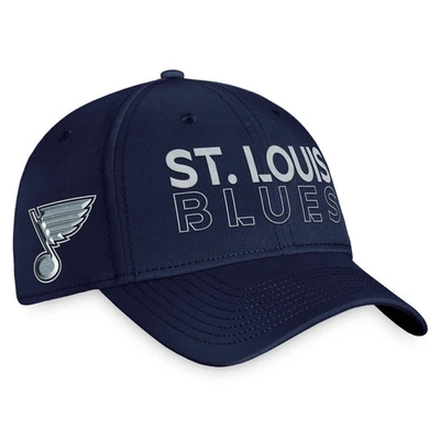 Fanatics Branded  Navy St. Louis Blues Authentic Pro Road Flex Hat