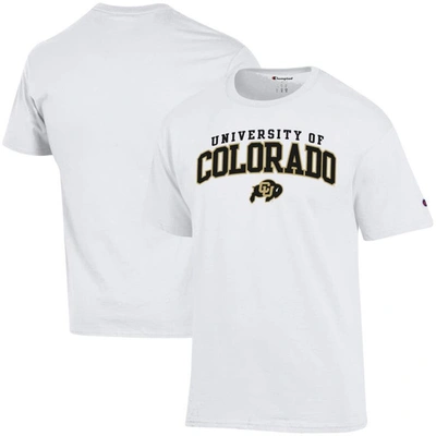 Champion White Colorado Buffaloes Property Of T-shirt