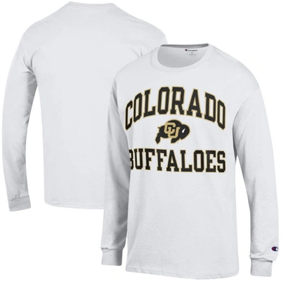 Champion White Colorado Buffaloes High Motor Long Sleeve T-shirt