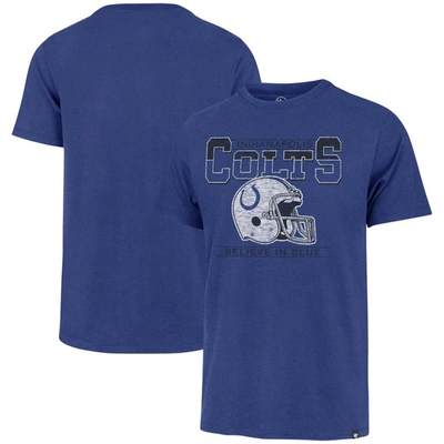 47 ' Royal Indianapolis Colts Time Lock Franklin T-shirt