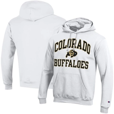 Champion White Colorado Buffaloes High Motor Pullover Hoodie