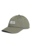 Afield Out Embroidered Logo Equipment Baseball Cap In Forest Green