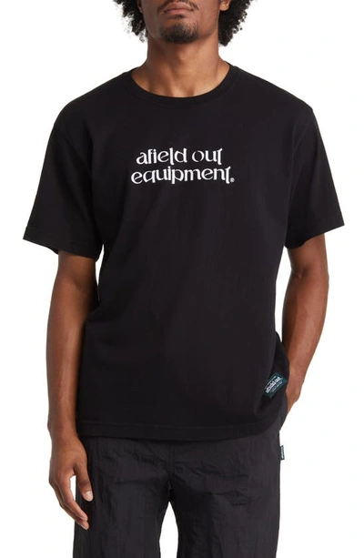 Afield Out Equipment Graphic T-shirt In Black