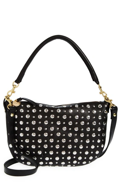 Clare V. - Petit Henri in Black Italian Nappa w/ Petit Studs