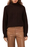 1.state Back Cutout Turtleneck Sweater In Gold